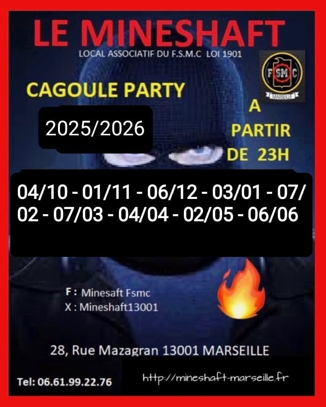 Cagoule party 2025-2026 Vestiaires